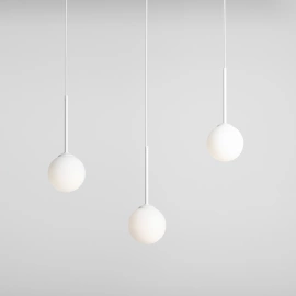 Artera :: Lampa wisząca Bosso 3 szer. 80 cm biała