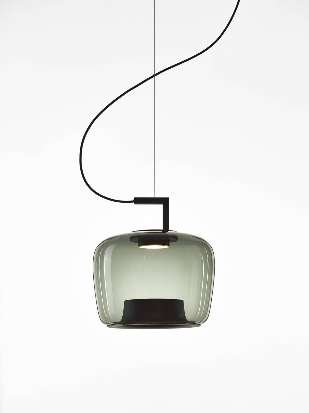 Brokis :: Lampa wisząca Double medium wys. 36,5 cm szara