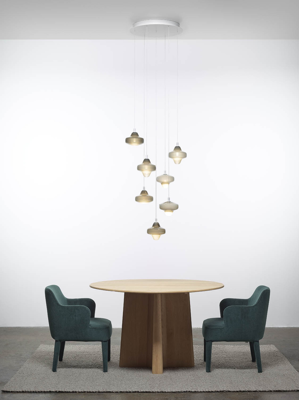 Brokis :: Lampa Wisząca Starcloud Lyra szer. 18 cm mlecznobiała