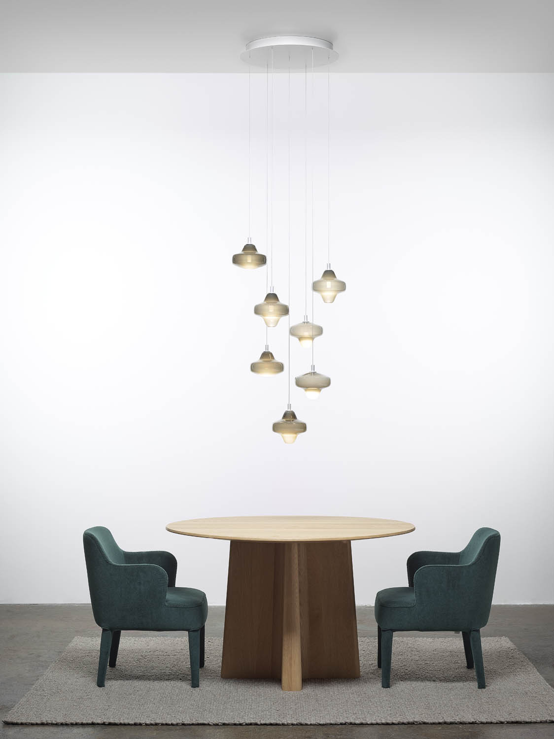 Brokis :: Lampa Wisząca Starcloud Lyra szer. 18 cm mlecznobiała
