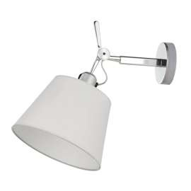 Artemide :: Lampa ścienna / kinkiet Tolomeo srebrna śr. 24 cm