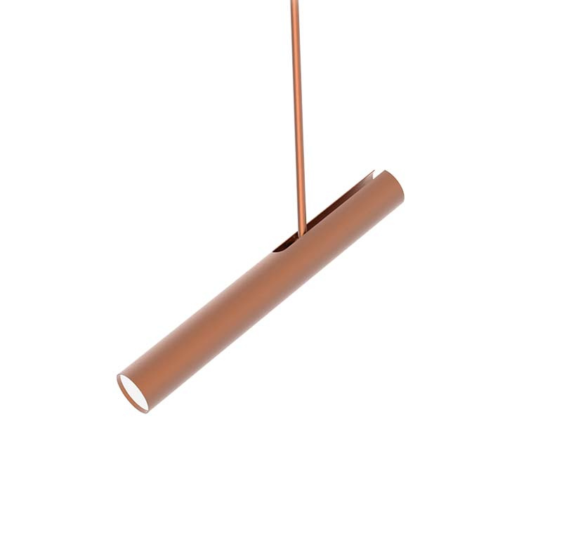 Robin :: Lampa wisząca reflektor Rhoda Bronze szer. 25 cm