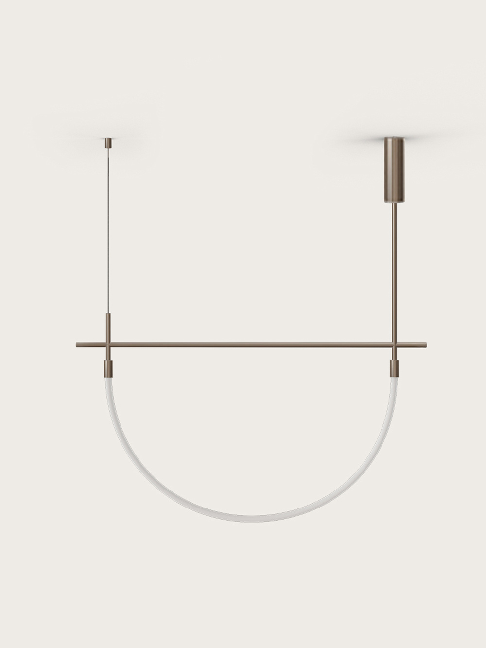 Aromas :: Lampa wisząca Cram pojedyncza szer. 110 cm złoty
