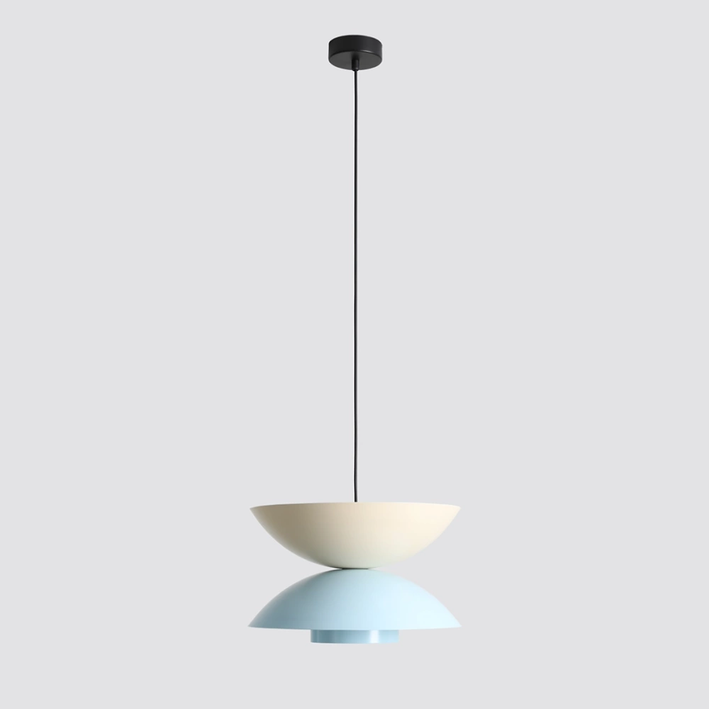 Artera :: Lampa wisząca Otti śr. 37 cm niebiesko-beżowa
