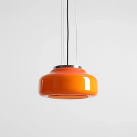 Artera :: Lampa wisząca Bonbon 2.0 Orange rozm. M śr. 25 cm pomarańczowa / stalowe mocowanie