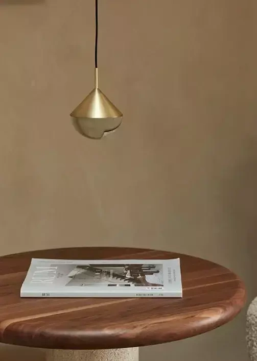 Aromas :: Lampa wisząca Nino 1 klosz śr. 10 cm złota 