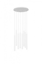 Kaspa :: Lampa wisząca Roll 8 New śr. 48 cm biała