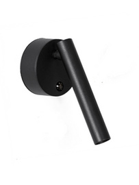 AQForm :: Lampa ścienna / kinkiet PET micro O switch LED czarny
