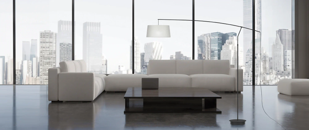 Robin :: Lampa podłogowa Raisa wys.160-190 cm biała
