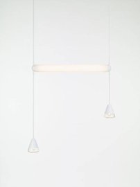 Brokis :: Lampa wisząca Puro Single Horizontal szer. 83 cm biała