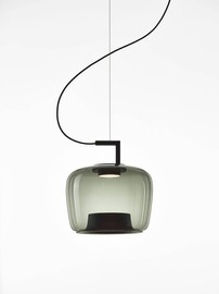Brokis :: Lampa wisząca Double medium wys. 36,5 cm szara