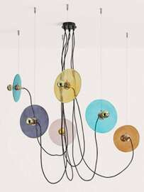  Aromas :: Lampa wisząca Fest 6 wielokolorowa wys. 150 cm 