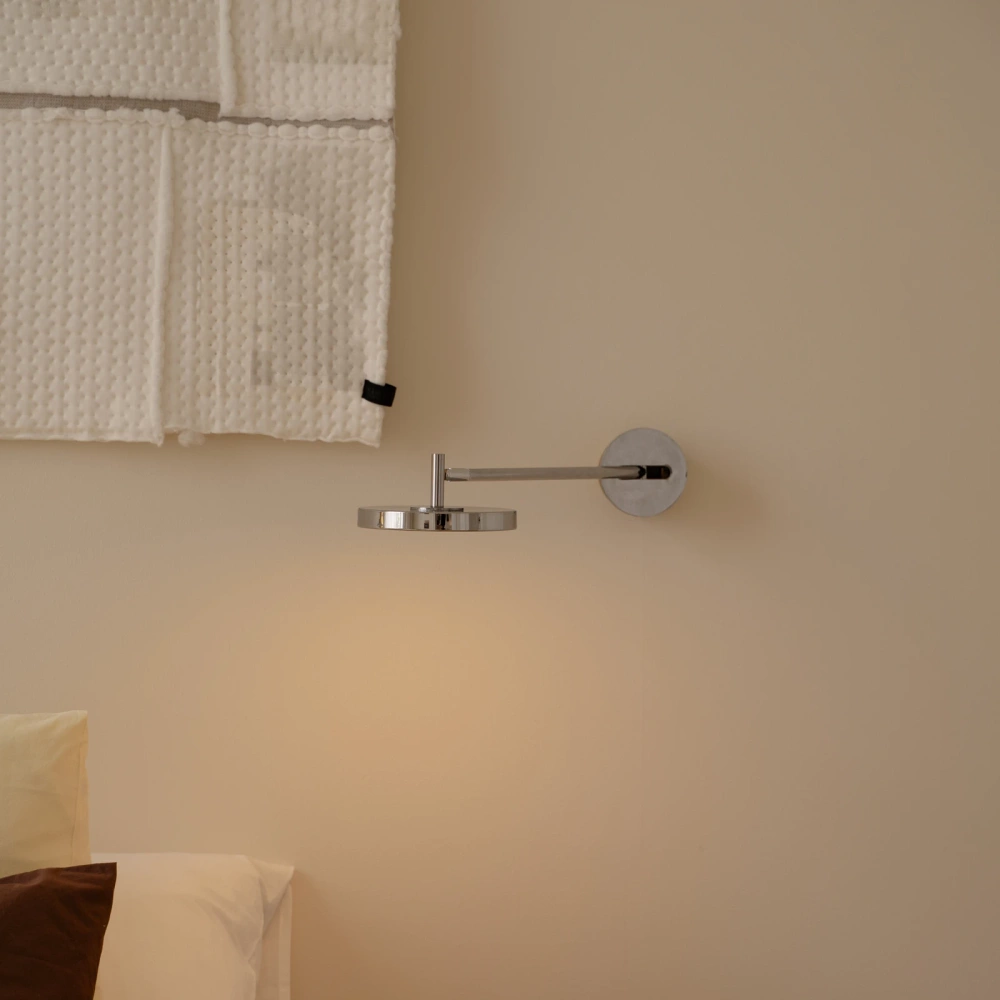 Umage :: Lampa ścienna / kinkiet Asteria Long Hardwire dł. 69,5 cm polerowana stal