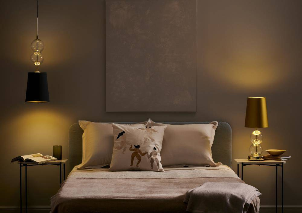 Kaspa :: Lampa wisząca Coco czarna śr. 20 cm rozm. S