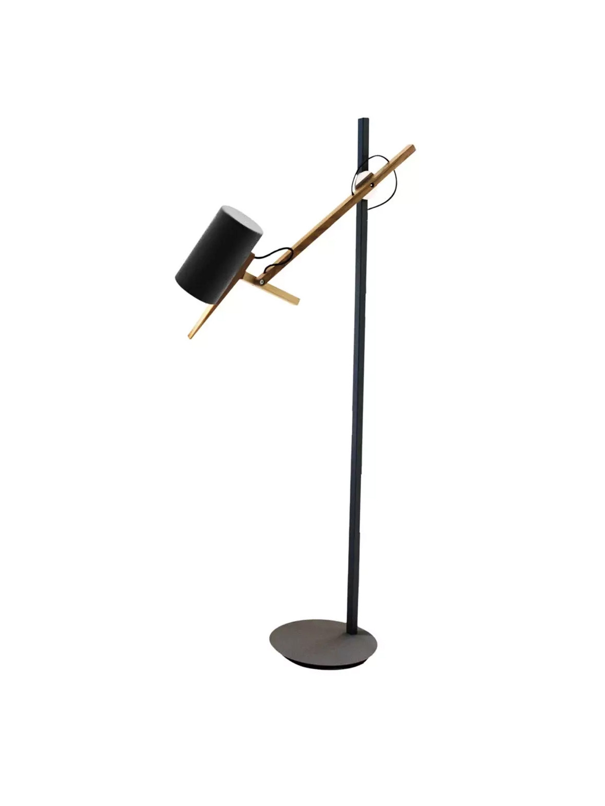 Marset :: Lampa podłogowa Scantling czarna wys. 136,2 cm