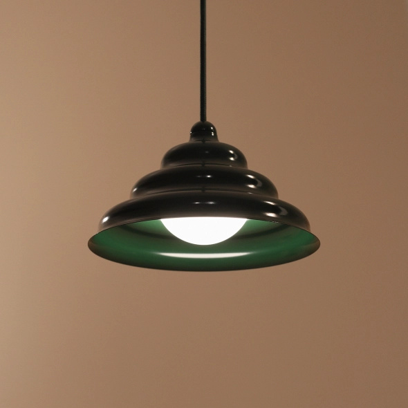 Artera :: Lampa wisząca Fala zielona rozm. M śr. 23 cm