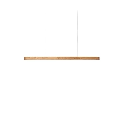 LZF :: Lampa wisząca I-Line short szer. 120 cm fornir brązowy naturalny