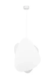 Market Set :: Lampa wisząca Screen biała wys. klosza 58 cm