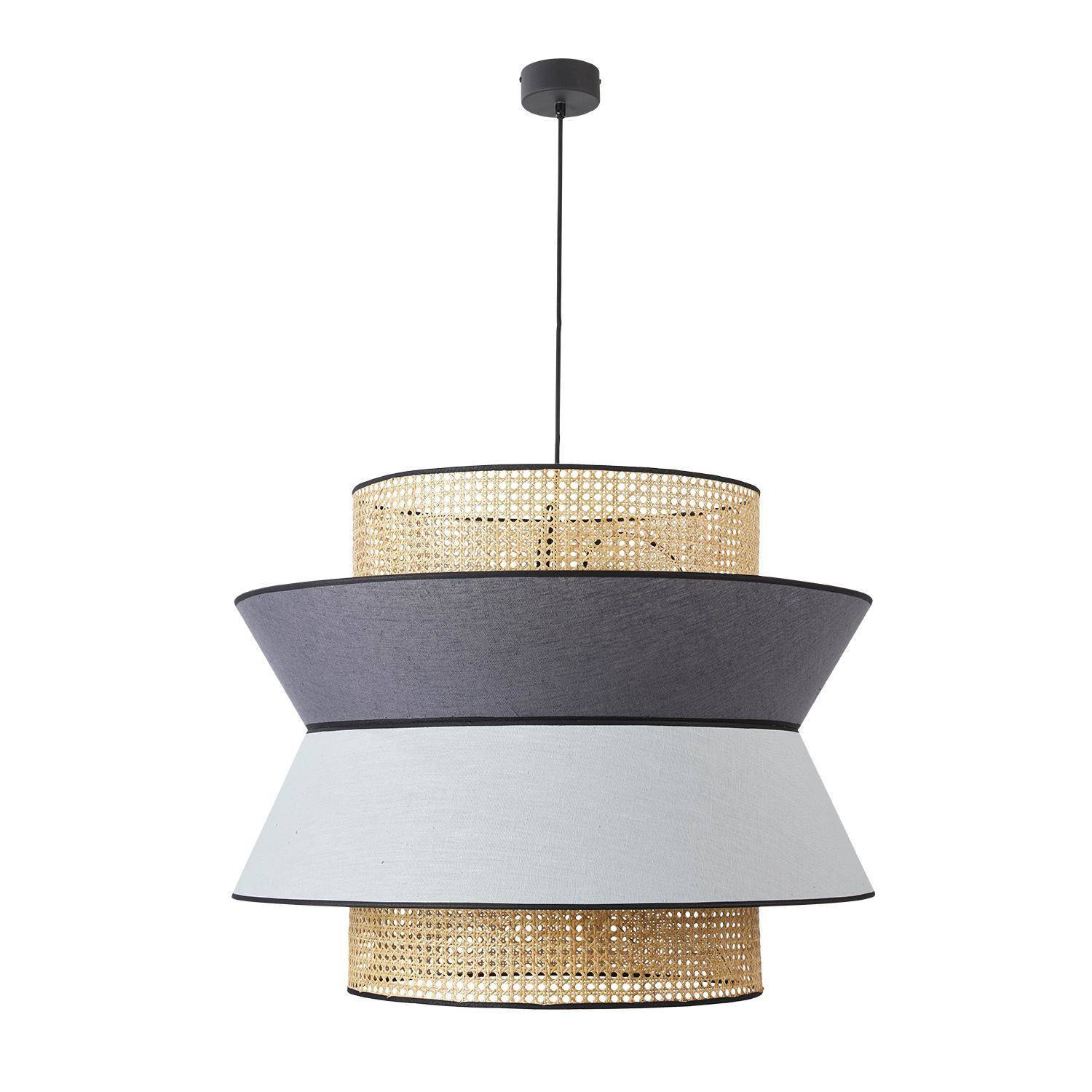 Market Set :: Lampa wisząca Singapour szaro-biała rozm. XXL śr. 78 cm