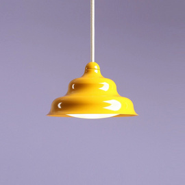 Artera :: Lampa wisząca Fala żółty rozm. S  śr. 17 cm