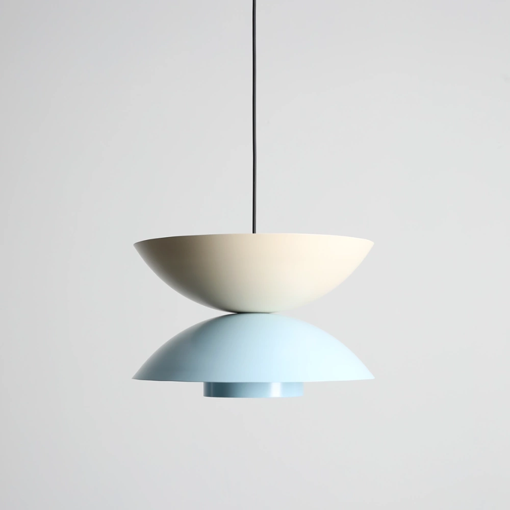 Artera :: Lampa wisząca Otti śr. 37 cm niebiesko-beżowa