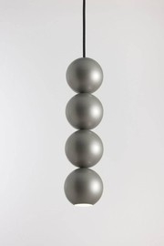 LOFTLIGHT :: Lampa wisząca Bola Bola szara wys. 36 cm