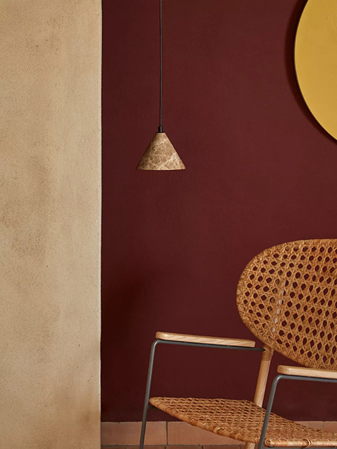 Aromas :: Lampa wisząca Iconic brązowa śr. 14 cm