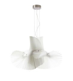 LZF :: Lampa wisząca Mikado biała szer. 70 cm