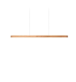 LZF :: Lampa wisząca I-Line long szer. 150 cm fornir brązowy naturalny