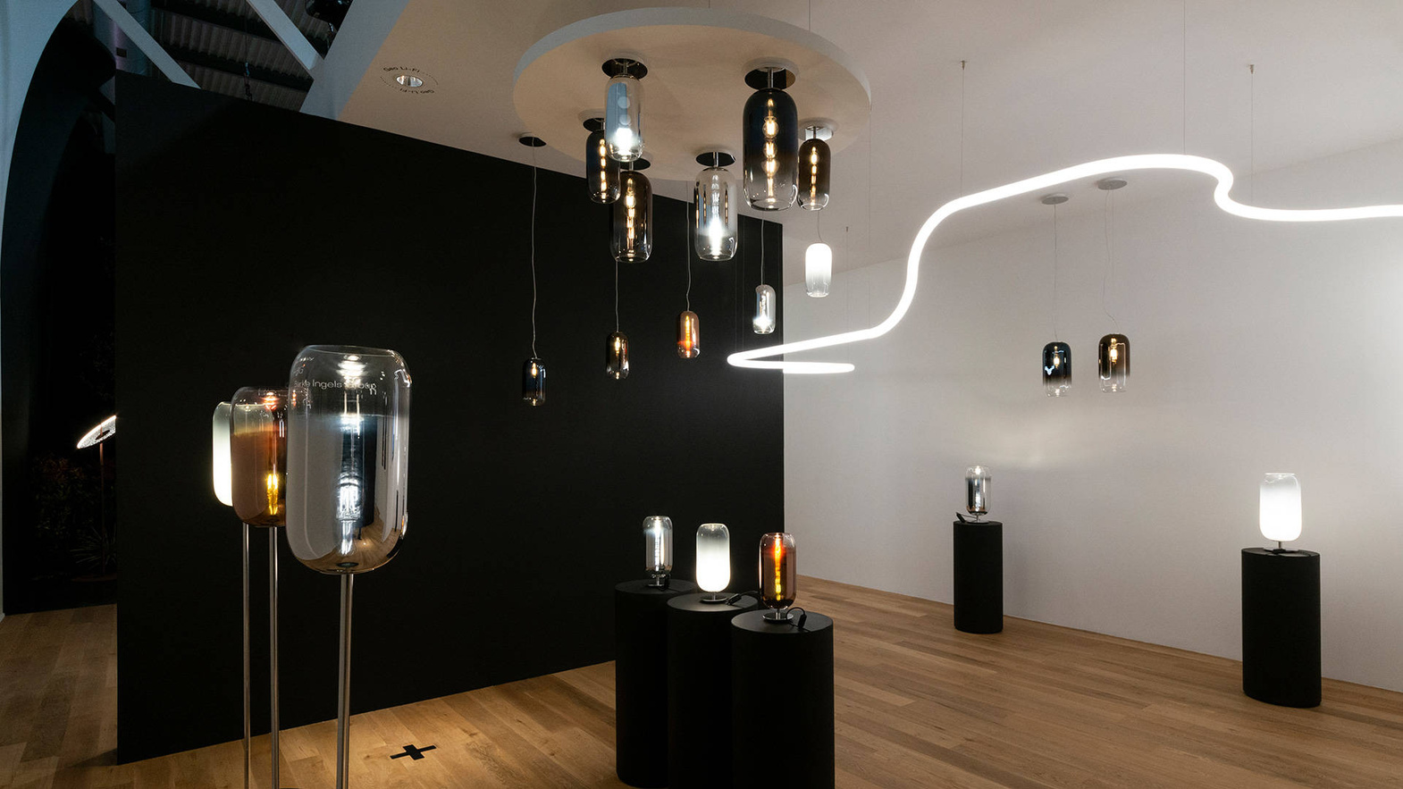 Artemide :: Lampa sufitowa Gople Mini biała wys. 35 cm
