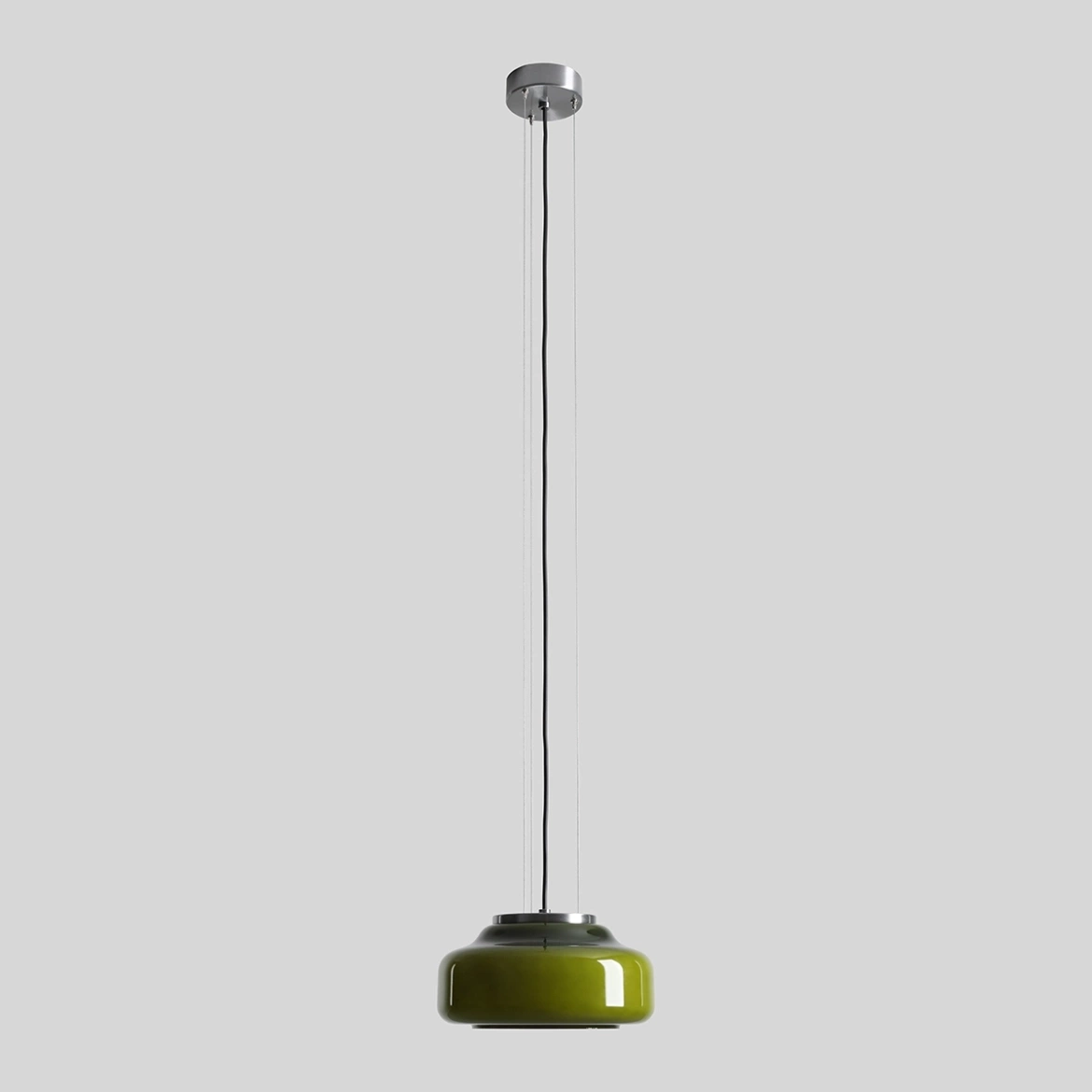 Artera :: Lampa wisząca Bonbon 2.0 Lime rozm. M śr. 25 cm zielona / stalowe mocowanie