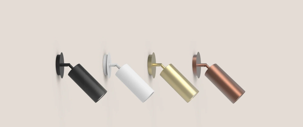 Robin :: Lampa ścienna / kinkiet Zila śr. 5 cm złoty