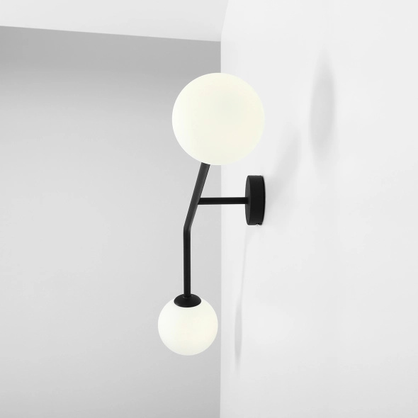 Artera :: Lampa ścienna / kinkiet Pure horizontal szer. 94 cm czarny