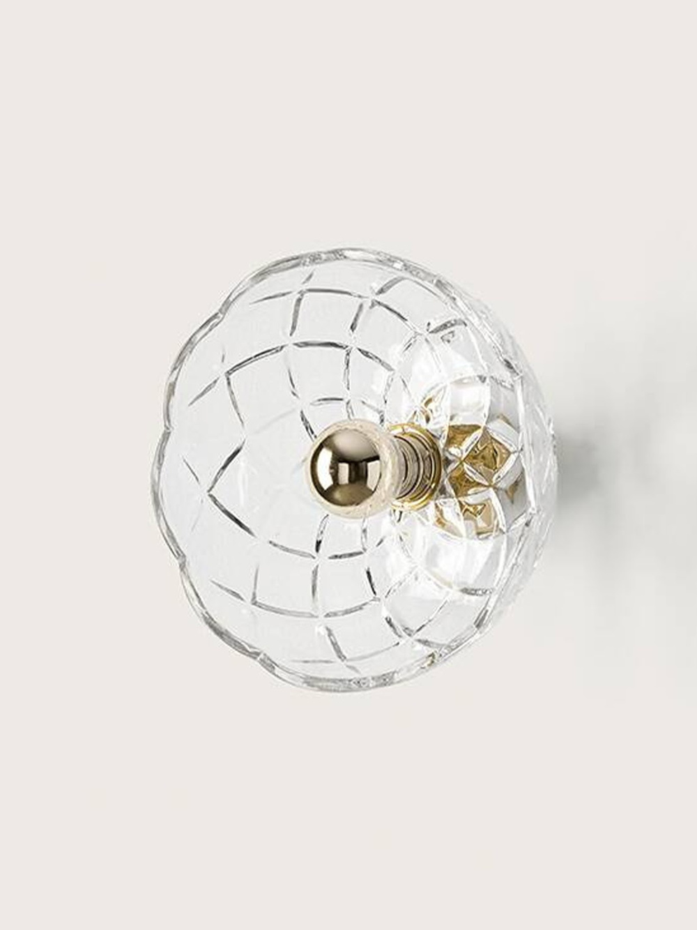 Aromas :: Lampa ścienna / kinkiet Lotto śr. 25 cm transparentny