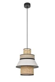 Market Set :: Lampa wisząca Singapour szaro-beżowa rozm. XML śr. 30 cm