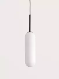 Aromas :: Lampa wisząca Atil czarno-biała wys. 30,3 cm