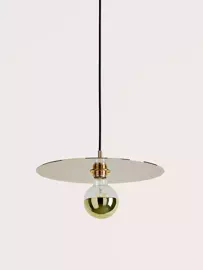 Aromas :: Lampa wisząca Disc złota śr. 35 cm