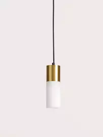 Aromas :: Lampa wisząca Lind złoto-biała śr. 7 cm