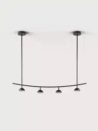 Aromas :: Lampa wisząca Tana 4 szer. 120 cm czarna