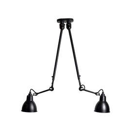 DCW:: Lampa sufitowa Les doubles de Gras N° 302 czarna śr. klosza 14 cm