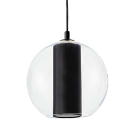 Kaspa :: Lampa wisząca Merida Black czarna śr. 35 cm rozm. L