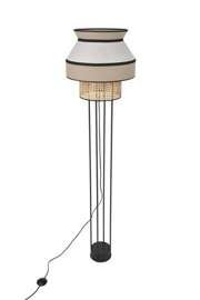 Market Set :: Lampa podłogowa Singapour wzór 2 szaro-beżowa wys. 158 cm