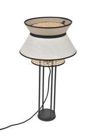 Market Set :: Lampa stołowa Singapour szara wys. 56 cm