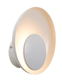 Nordlux :: Lampa ścienna / kinkiet Marsi śr. 21 cm biała