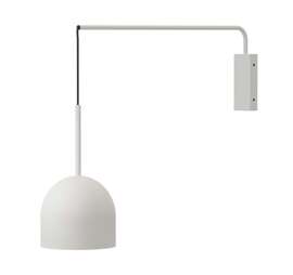 Robin :: Lampa ścienna / kinkiet Rio Single Arm biały gł. 64 cm