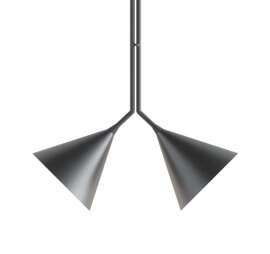 Robin :: Lampa wisząca Rubi Duo szer. 49 cm czarno-złota