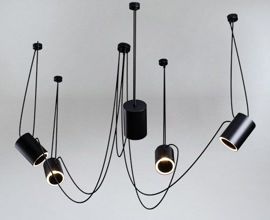Shilo :: Lampa wisząca DUBU 5 czarna