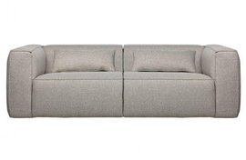Woood :: Sofa tapicerowana Bean 3,5-osobowa jasnoszara