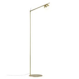 Z ekspozycji - Nordlux :: Lampa podłogowa Contina mosiężna wys. 139,5 cm