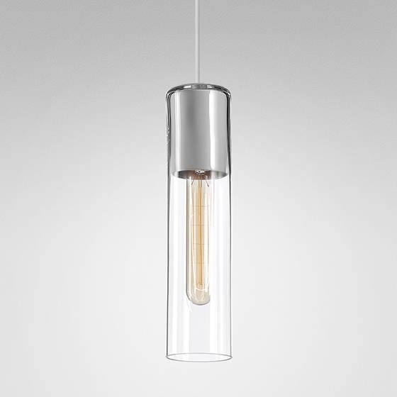 Aqform :: Lampa wisząca MODERN GLASS Tube TP biała wys. 28 cm